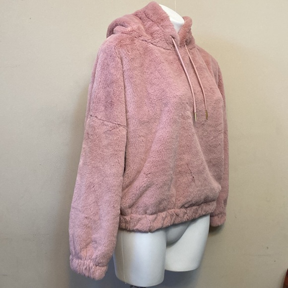 NWT💙 Express Super Soft Fuzzy Hoodie - Picture 10 of 14